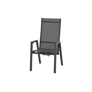 Siena Garden Sessel 'Savona' matt anthrazit 60 x 111,5 x 74 cm