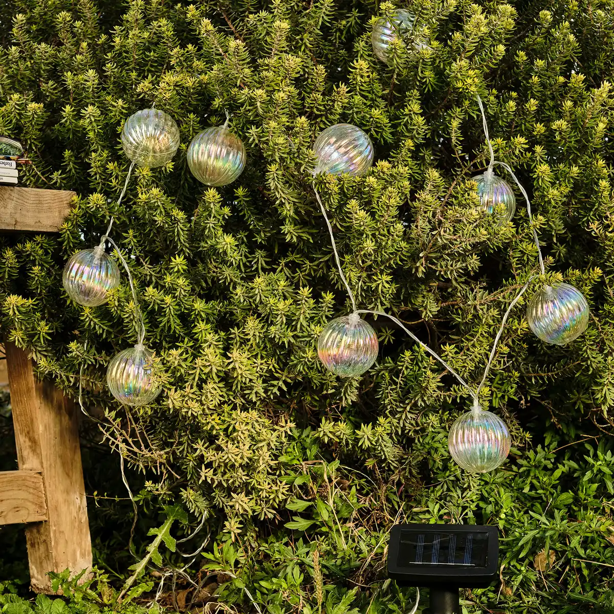 Bild 1 von Solar-Lichterkette mit Holo-Optik