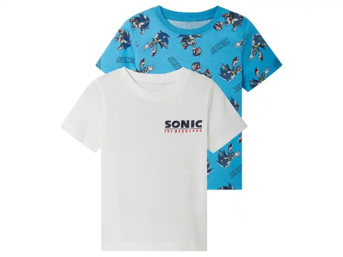 Bild 1 von Kleinkinder T-Shirt, 2 Stück, aus reiner Baumwolle