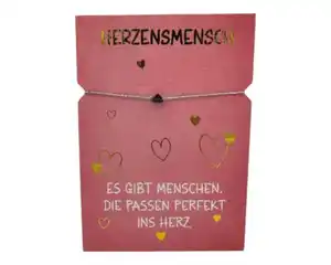 Geschenk-Armband Herzensmensch