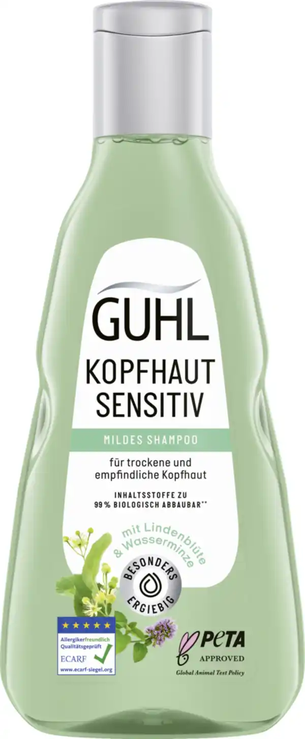Bild 1 von Guhl Kopfhaut sensitiv Mildes Shampoo, 250 ml