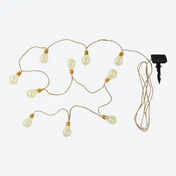 Bild 4 von Solar-Lichterkette mit Glühbirnen, ca. 6,2 m