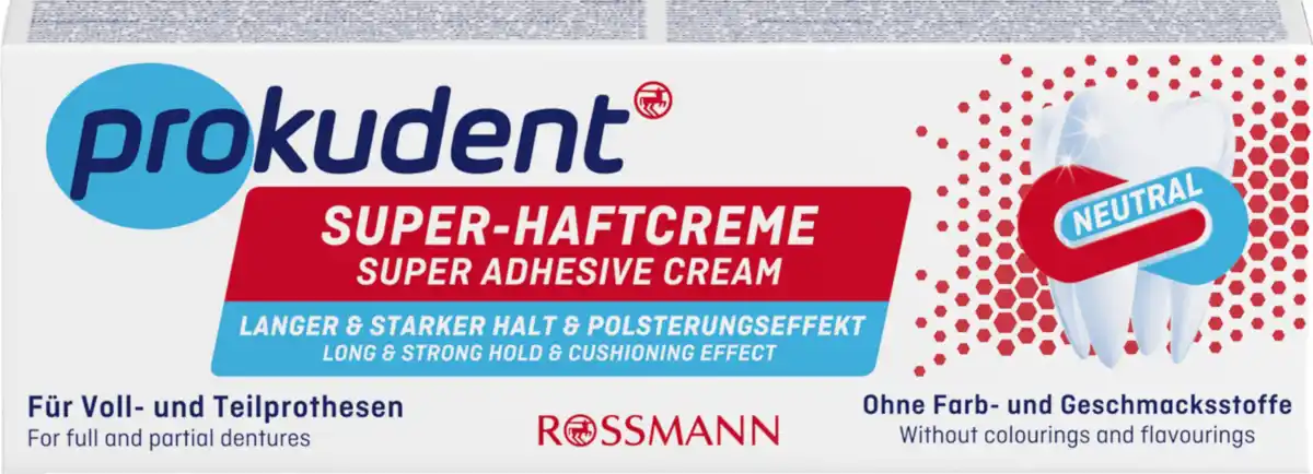 Bild 1 von prokudent Super-Haftcreme Neutral, 40 g