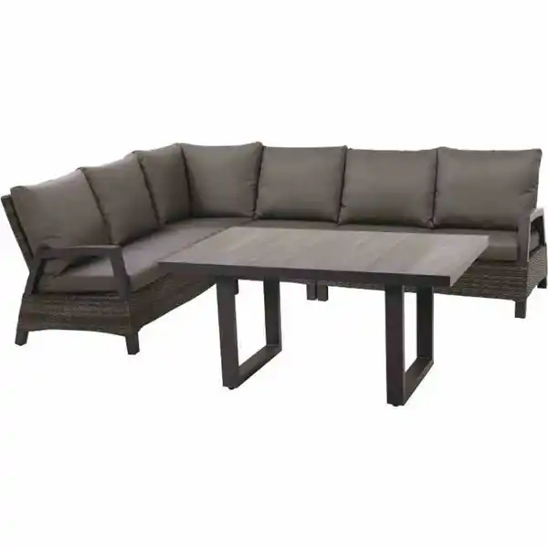 Bild 1 von Siena Garden Loungemöbel-Set 'Taranto' anthrazit 5-teilig