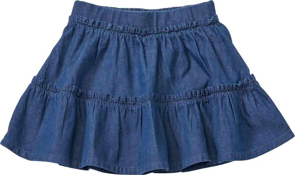 Bild 1 von ALANA Rock aus Jeans-Stoff & mit Rüschen, blau, Gr. 116