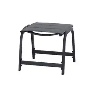 Siena Garden Hocker 'Tesoro' matt-anthrazit 51 x 44 x 52 cm
