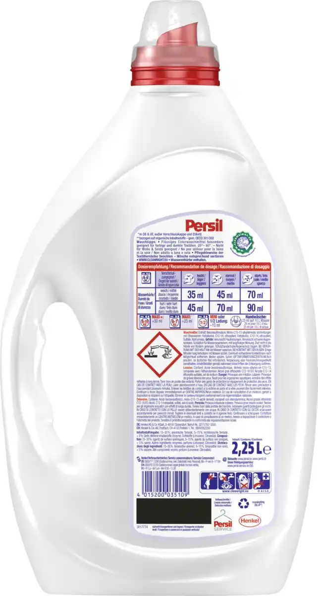 Bild 2 von Persil Gel Color Flüssigwaschmittel 50 WL