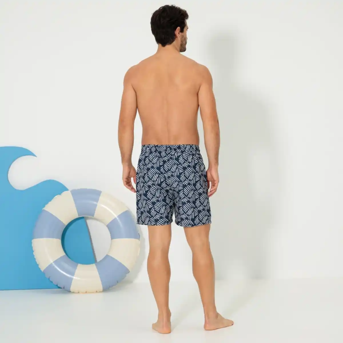 Bild 4 von Herren-Badeshort mit Muster