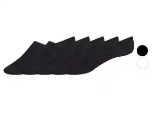 LIVERGY® Herren Füßlinge, 5 Paar, mit Bio-Baumwolle