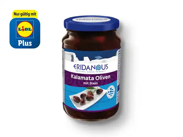 Bild 1 von Eridanous Kalamata Oliven,  370 ml