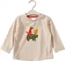 Bild 1 von ALANA Langarmshirt mit Fuchs- und Bären-Motiv, beige, Gr. 86