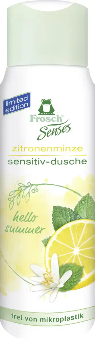 Bild 1 von Frosch Senses Zitronenminze Sensitiv-Dusche, 300 ml