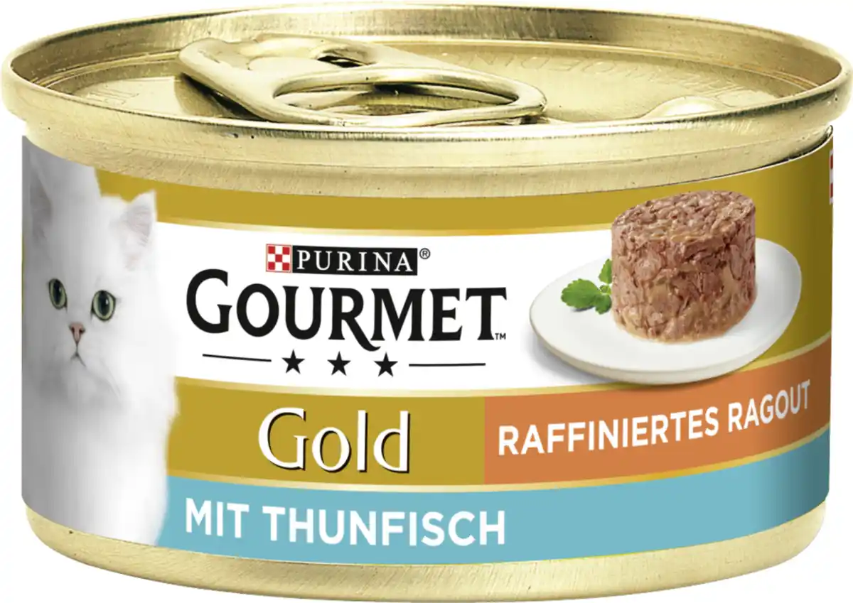 Bild 1 von Gourmet Gold raffiniertes Ragout mit Thunfisch, 85 g