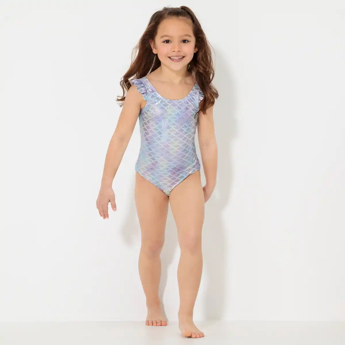 Bild 1 von Kinder-Mädchen-Badeanzug im Meerjungfrauen-Design