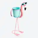 Bild 3 von Deko-Flamingo-Figur mit Blumentopf Höhe ca. 45,5cm