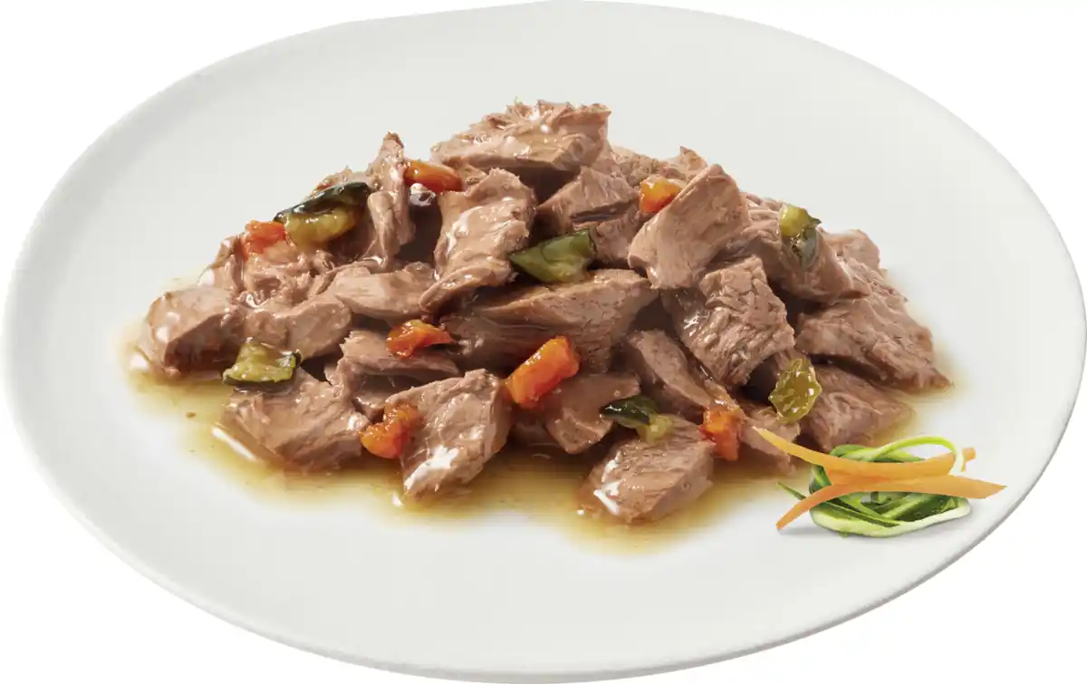 Bild 3 von Gourmet Perle Erlesene Streifen in Sauce mit Kalb und Gemüse, 85 g