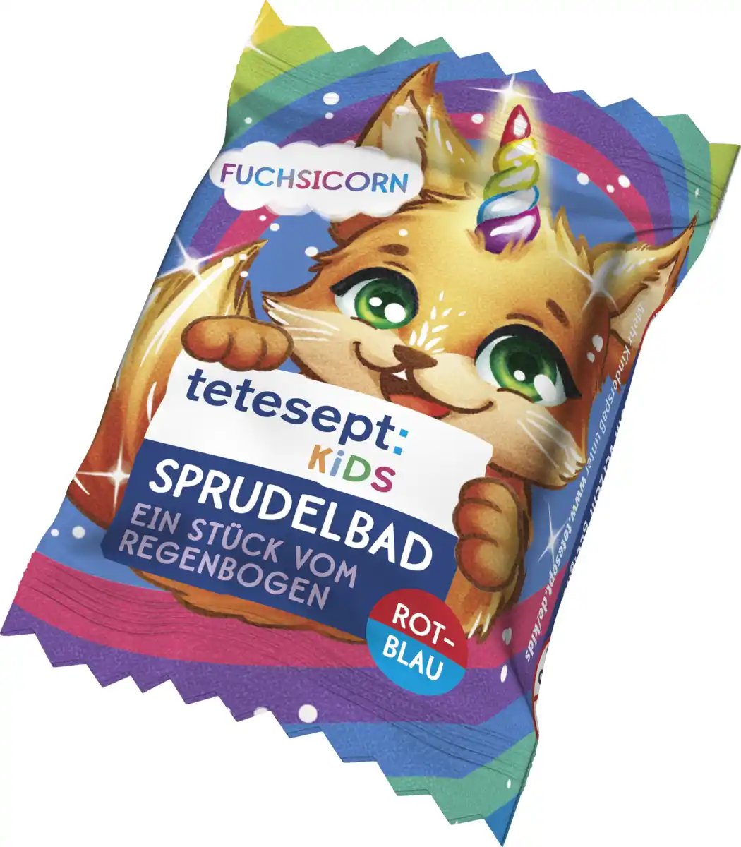 Bild 1 von tetesept Kinder Badespaß Sprudel Regenbogen, 20 g
