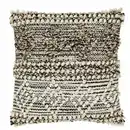 Bild 1 von Luxor Living Wollkissen 'Isalie' creme/anthrazit 40 x 40 cm