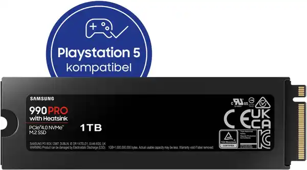 Bild 1 von 990 PRO Heatsink M.2 (1TB) Solid-State-Drive