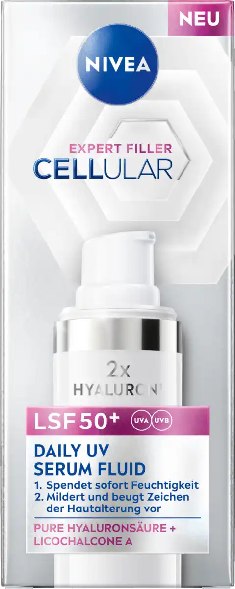 Bild 1 von NIVEA Cellular Expert Filler Tägliches UV Serum Fluid LSF50+, 30 ml