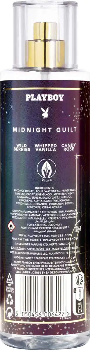 Bild 2 von Playboy Midnight Guilt, Body Mist 250 ml