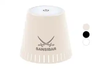 SANSIBAR LED-Akku-Flaschenleuchte mit Touch-Dimmer-Funktion
