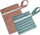 Bild 2 von IDEENWELT Nasstasche Herzen/ Streifen 2er Set