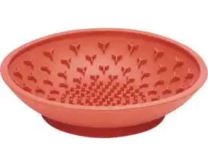 Beeztees Hundeleckschale Silikon Ø 19 cm rot