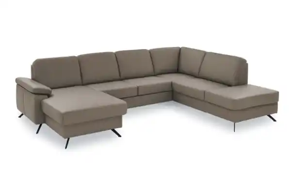 Bild 2 von Leder Wohnlandschaft PN-EM15047, braun