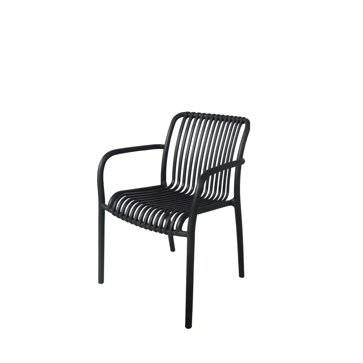 Bild 1 von toom Gartenstuhl 'Frida' schwarz 55 x 53 x 81 cm