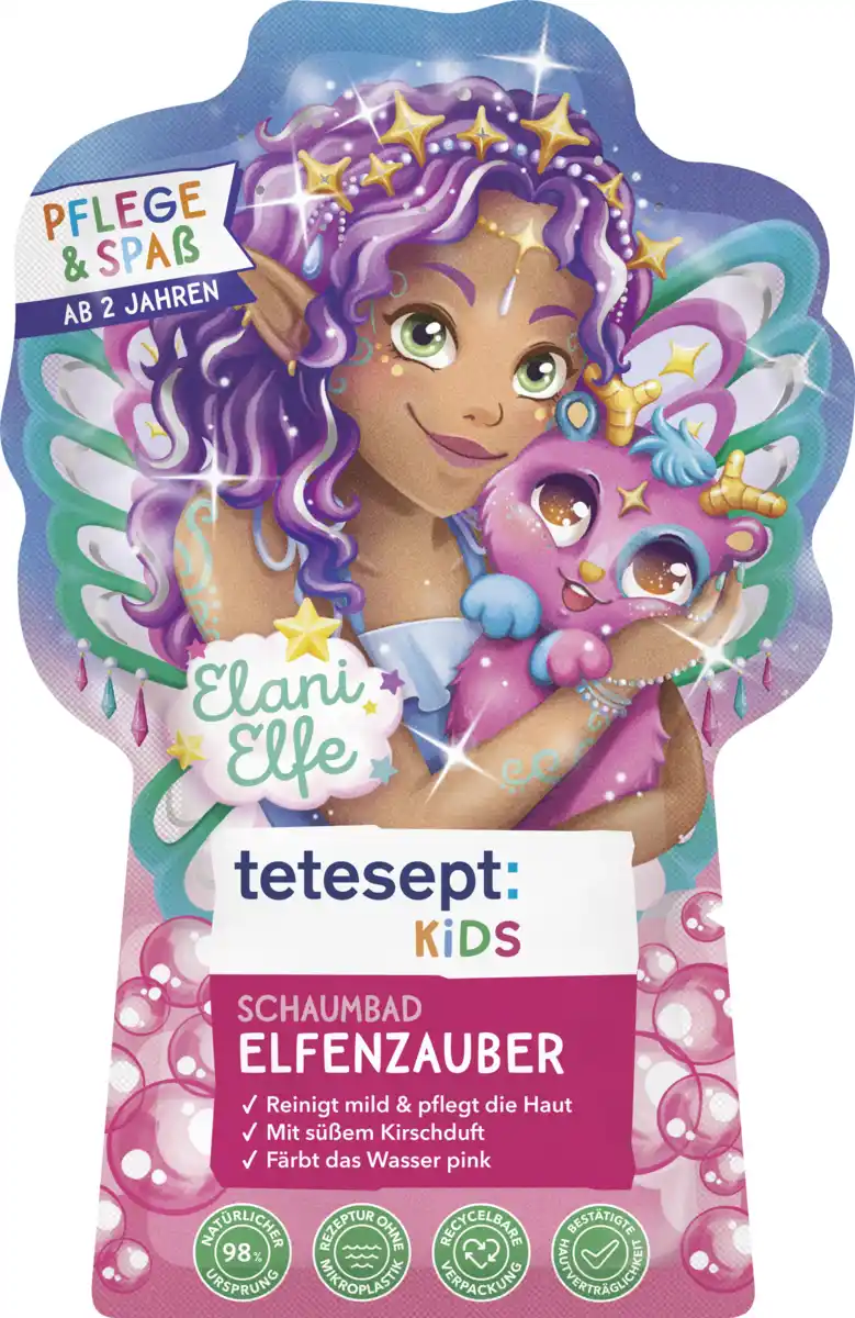 Bild 1 von tetesept Kinder Badespaß Schaumbad Elfenzauber, 40 ml