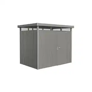 Biohort Gerätehaus 'HighLine 2' 275 x 195 cm Quarzgrau metallic