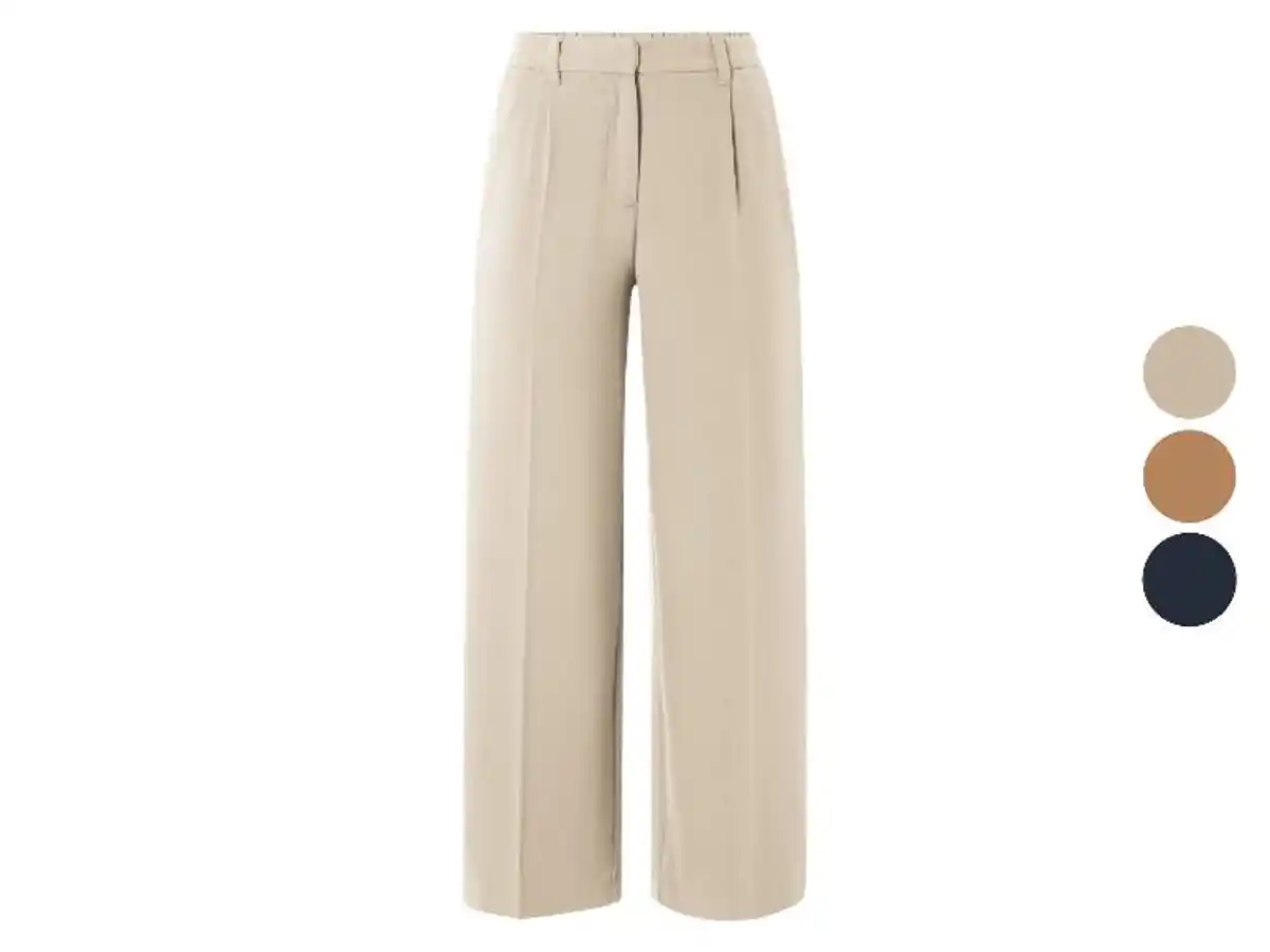 Bild 1 von esmara® Damen Wide-Leg-Hose, mit halbhoher Taille