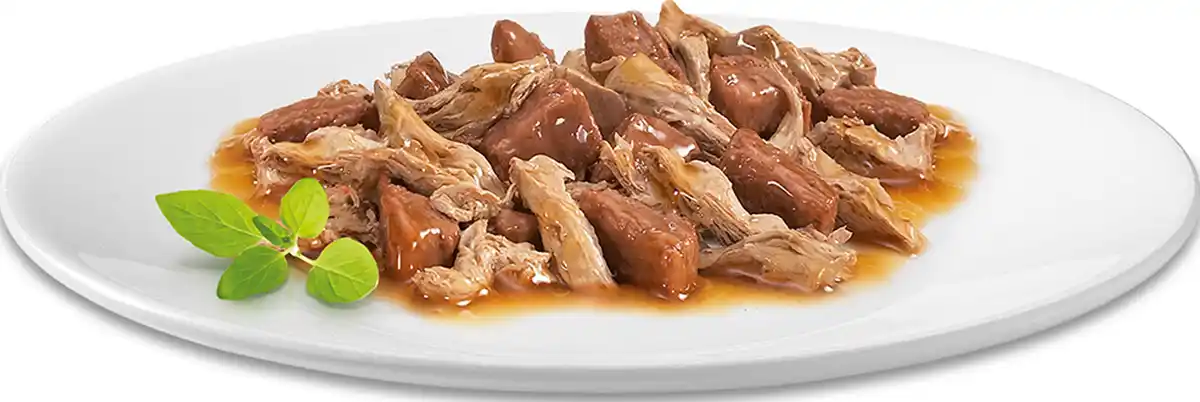 Bild 4 von Gourmet Gold Feine Komposition mit Rind & Huhn, 85 g