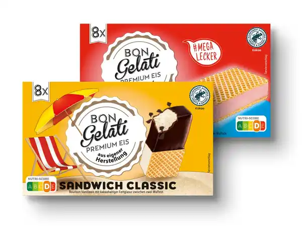 Bild 1 von Bon Gelati Sandwich-Eis