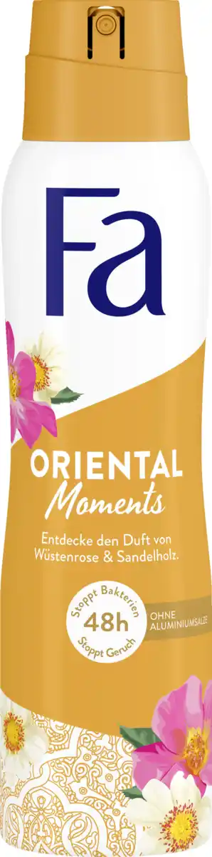 Bild 1 von Fa Deospray Oriental Moments, 150 ml