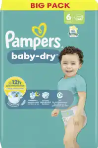 Pampers Baby Dry Windeln Gr.6 Extra Large 13-18kg Big Pack