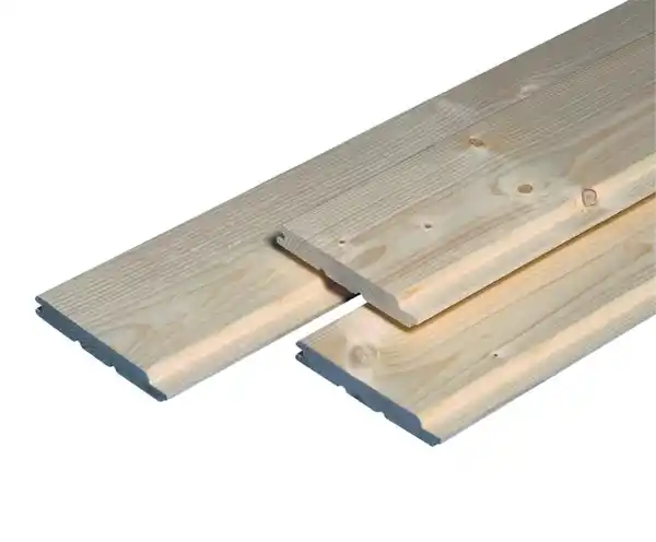 Bild 1 von Profilholz Fichte Tanne B-Sortierung Schrägprofil 300 x 9,6 cm 12,5 mm