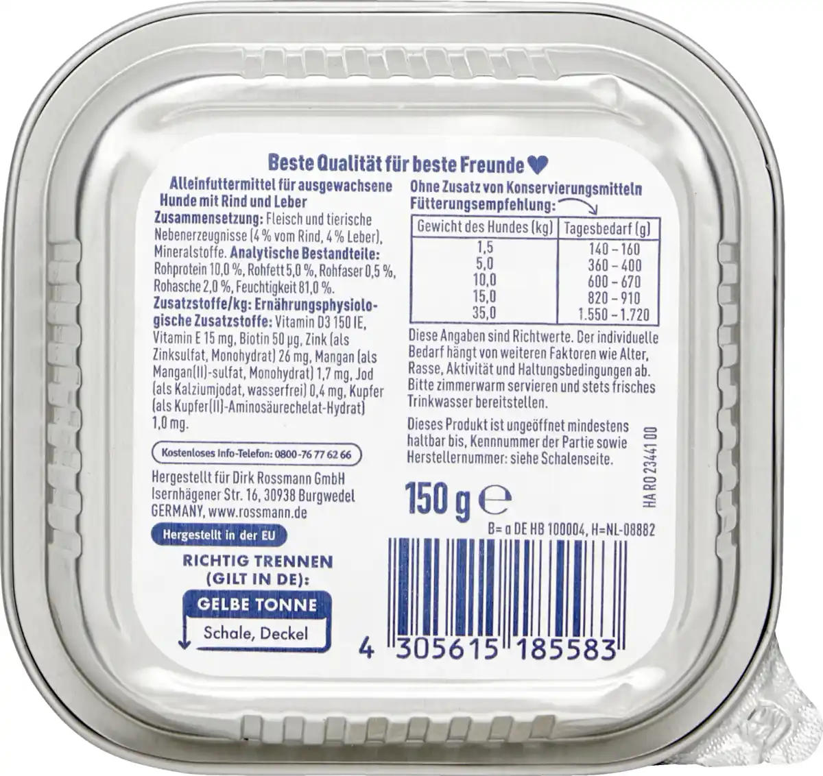 Bild 2 von Winston Schlemmer-Menü mit Rind und Leber, 150 g