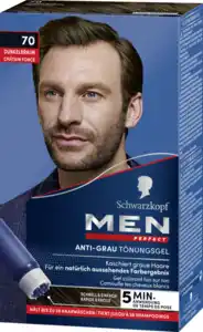 Men Perfect Anti-Grau-Tönungs-Gel 70 Dunkelbraun