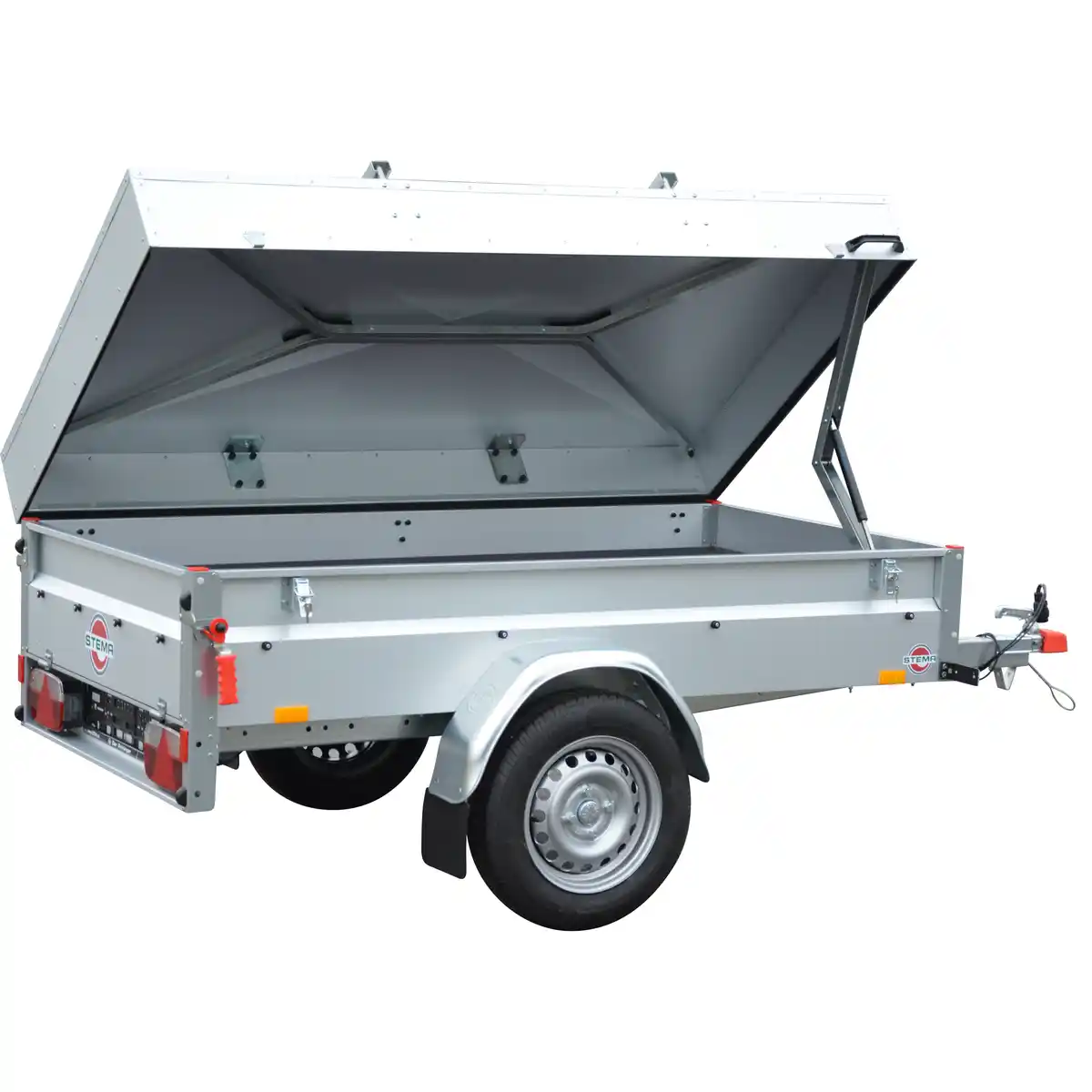 Bild 1 von Stema PKW-Anhänger 'Basic Plus 850' gebremst 850 kg mit Deckel