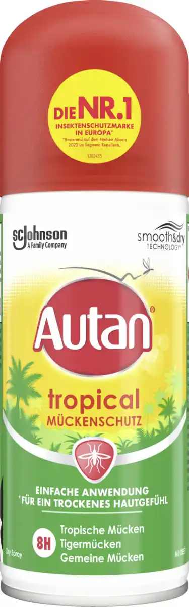 Bild 1 von Autan Tropical Dry Mückenspray, 100 ml