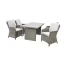 Bild 1 von bellavista® Dining-Lounge 'Ria' dunkelgrau 5-teilig