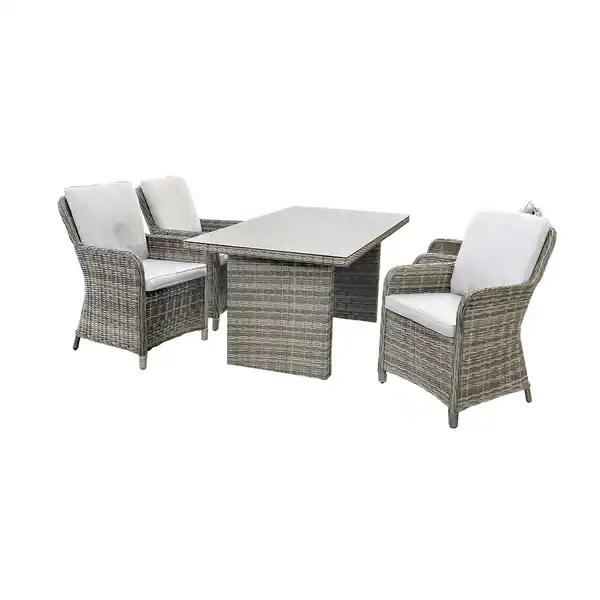 Bild 1 von bellavista® Dining-Lounge 'Ria' dunkelgrau 5-teilig