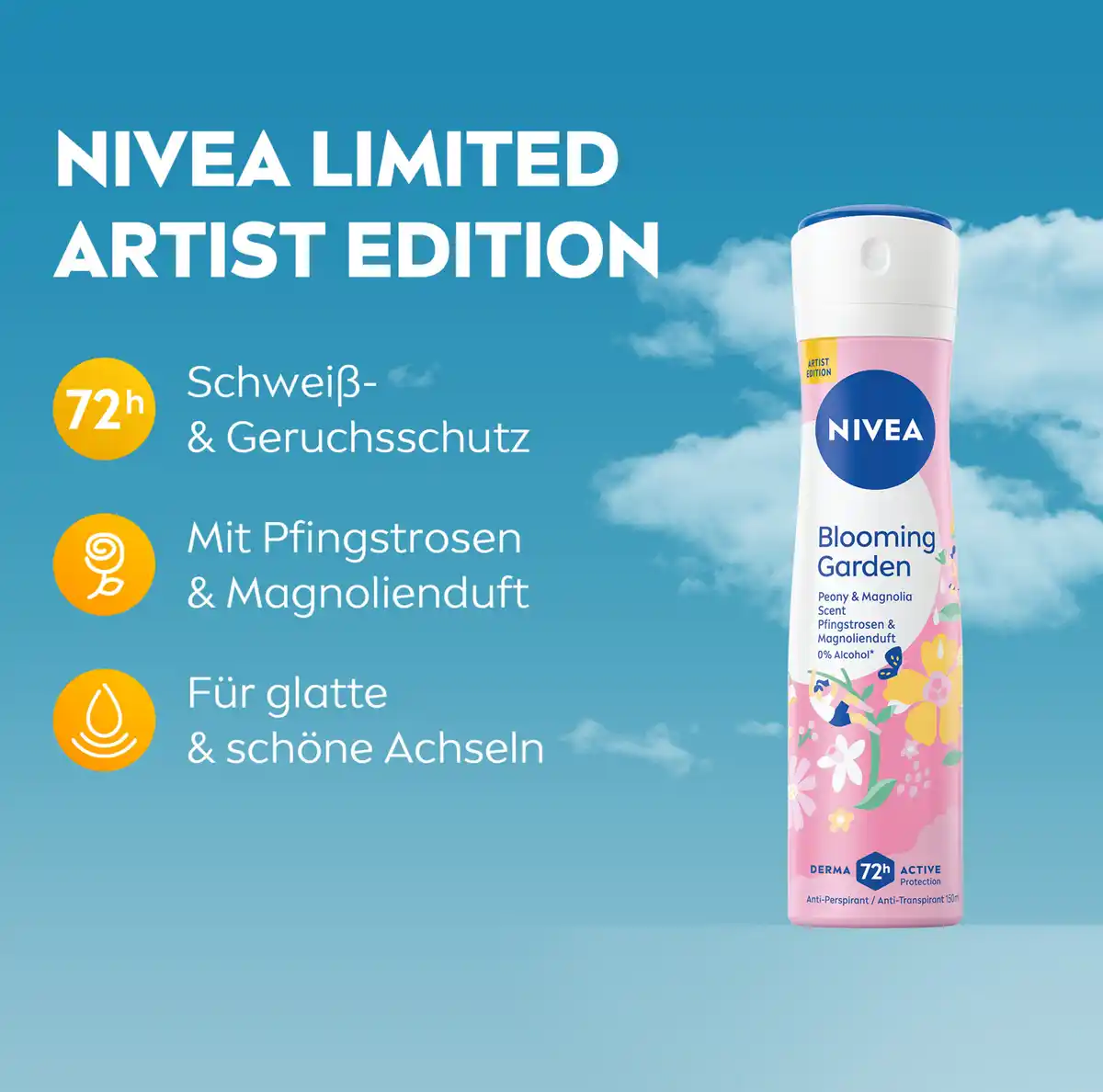 Bild 4 von NIVEA Anti-Transpirant Spray Blooming Garden, 150 ml