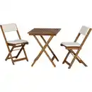 Bild 1 von Gartenmöbel-Set 'Almeria' beige 3-teilig