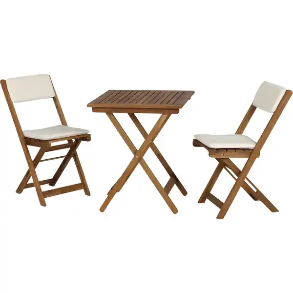 Bild 1 von Gartenmöbel-Set 'Almeria' beige 3-teilig