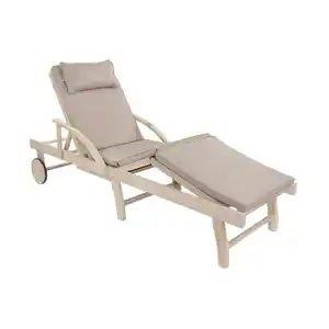 bellavista® Sonnenliege 'St. Tropez' taupe 60 x 87,5 x 196 cm