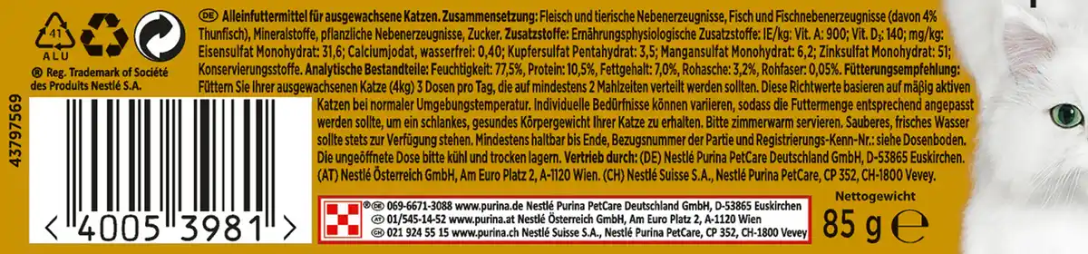 Bild 2 von Gourmet Gold Feine Pastete mit Thunfisch, 85 g