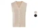 Bild 1 von esmara® Damenweste aus Strukturstoff Grobstrickweste für Damen Strickweste Damen Weste, grob strukturiert